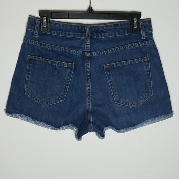 Forever 21 high rise denim shorts size 27 - Picture 2 of 3
